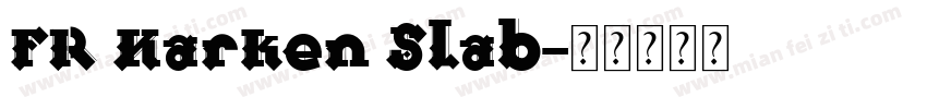 FR Karken Slab字体转换